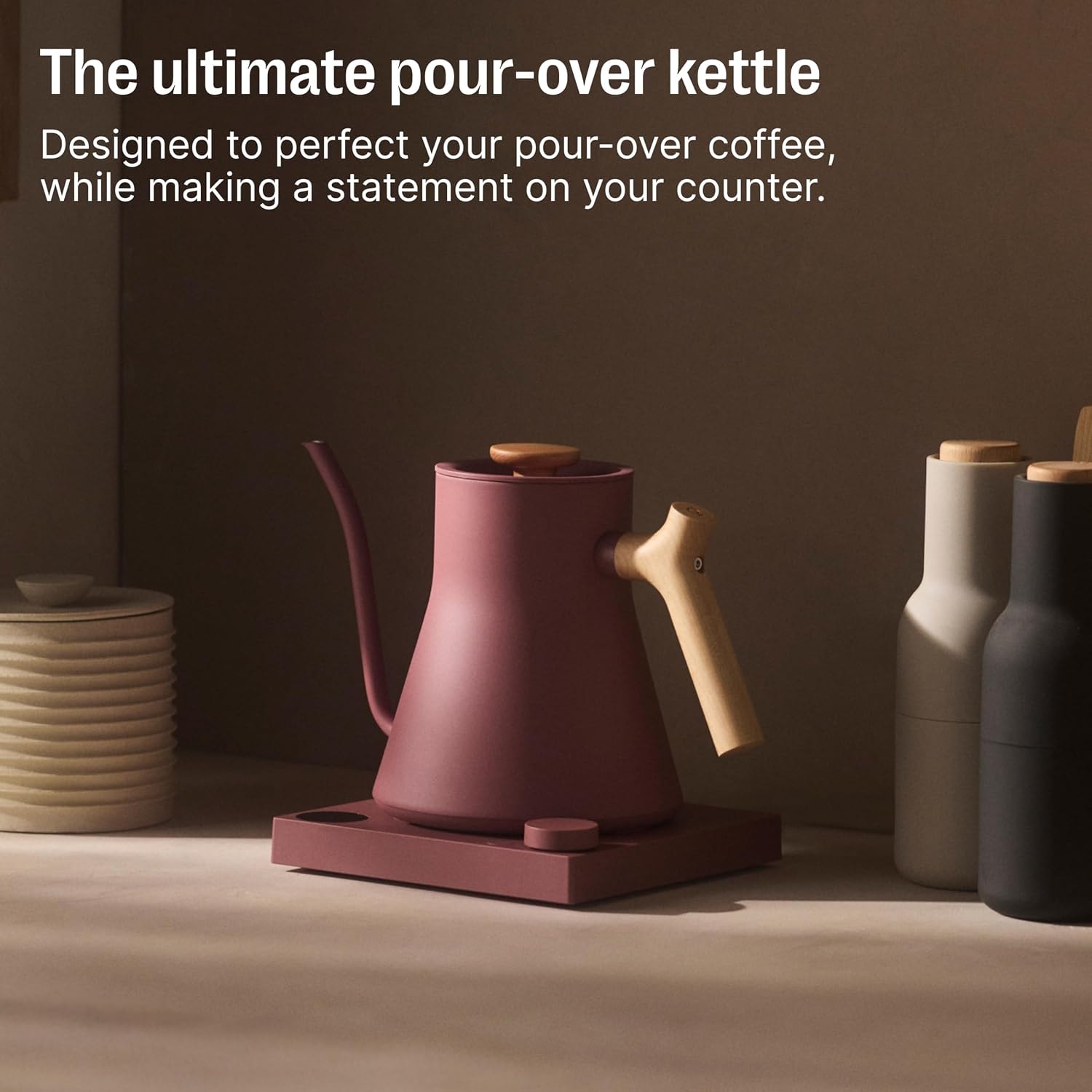 Fellow Stagg Ekg Pro Gooseneck Kettle Desert Rose – 0.9 liters – Electric Kettles