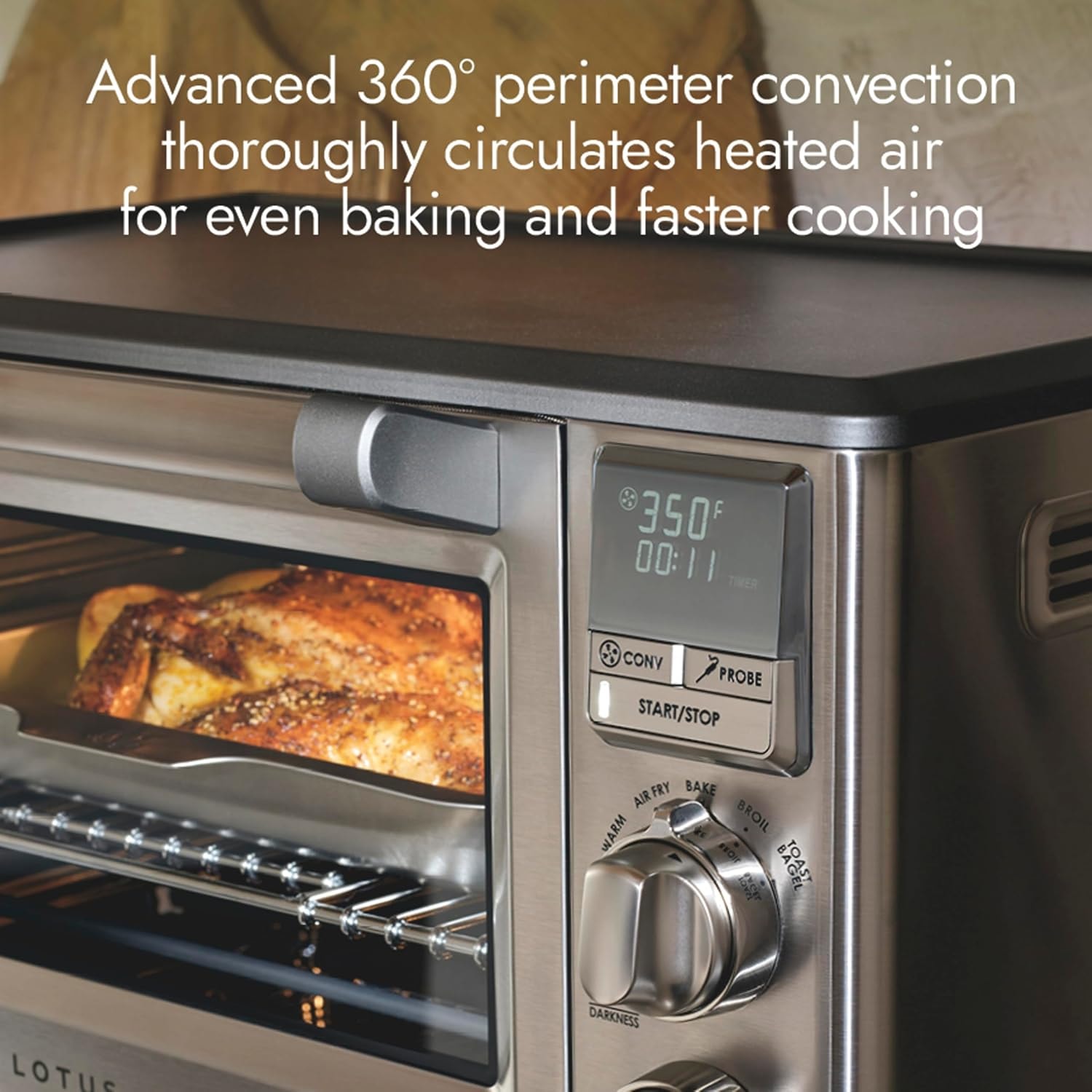 Lotus Professional Series The Perfectionist Air Fry and Convection Ove – 1 cubic feet – Stainless Steel – Convection Ovens