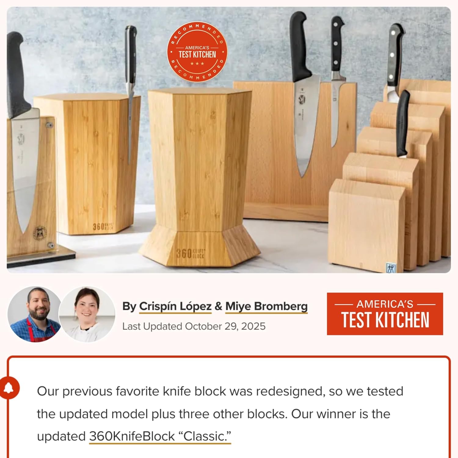 360 Knife Block – 12 load – Dark wood – Knife Blocks