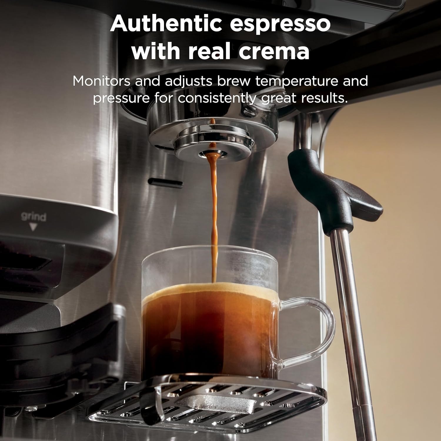Ninja Luxe Café Mini Espresso Machine – Stainless Steel – Espresso Machine & Coffeemaker Combos