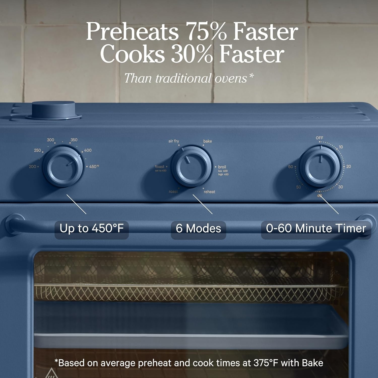 Our Place Large Wonder Oven – 30 liters – Blue Salt – Toaster Ovens