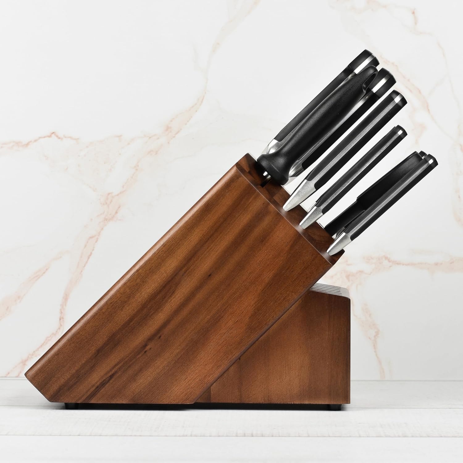 ZWILLING Pro 10-pc Knife block Set – Acacia – Knife Block Sets