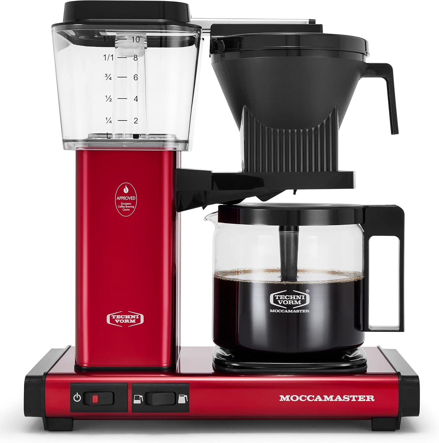 Moccamaster KBGV Select Red – 1.2 liters – Candy Apple Red – Coffee Machines