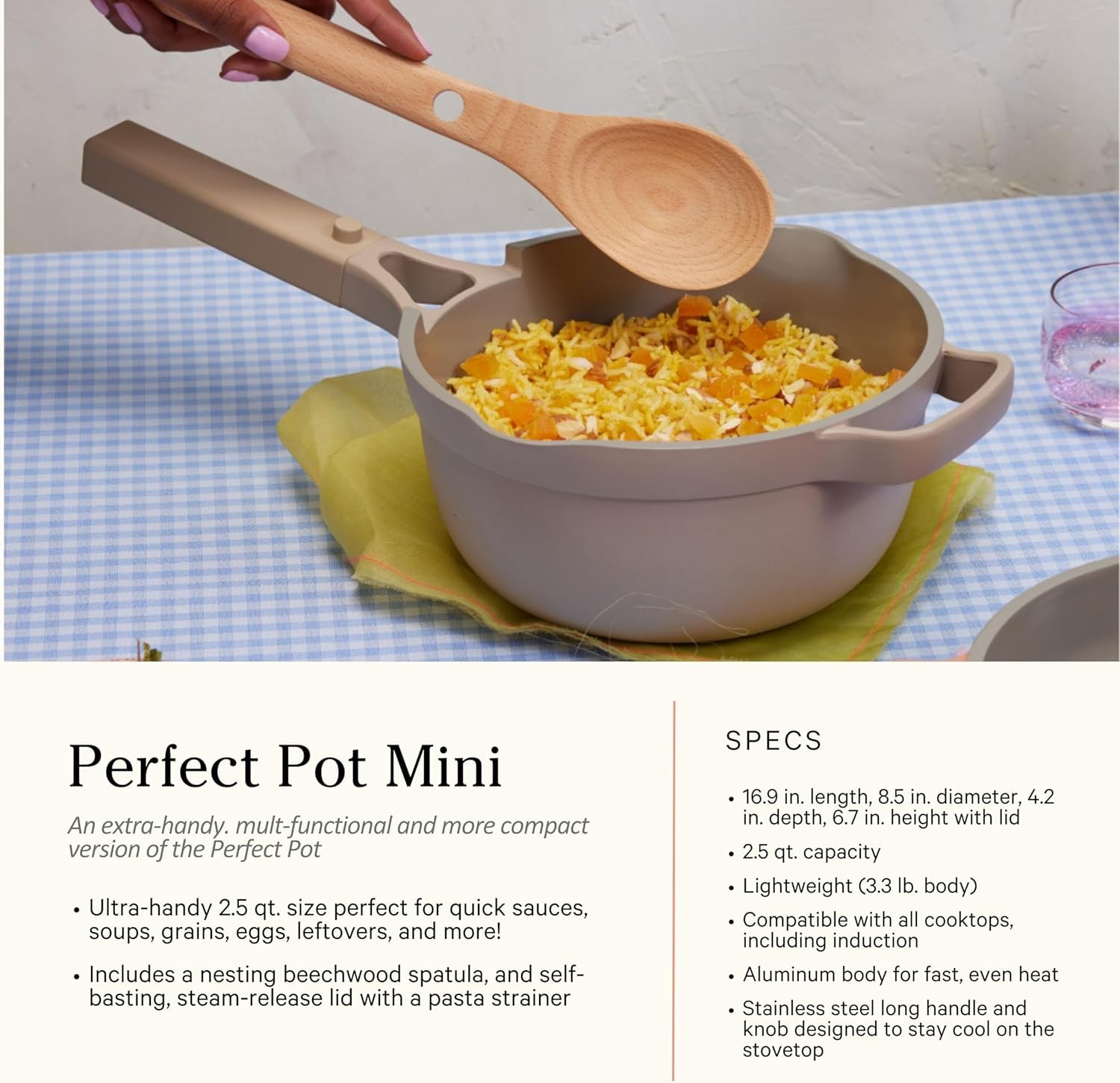 Our Place 13-Piece Cookware Set – 10.86" Dia x 3.5" H x 19.72" W – Steam – Cookware Sets