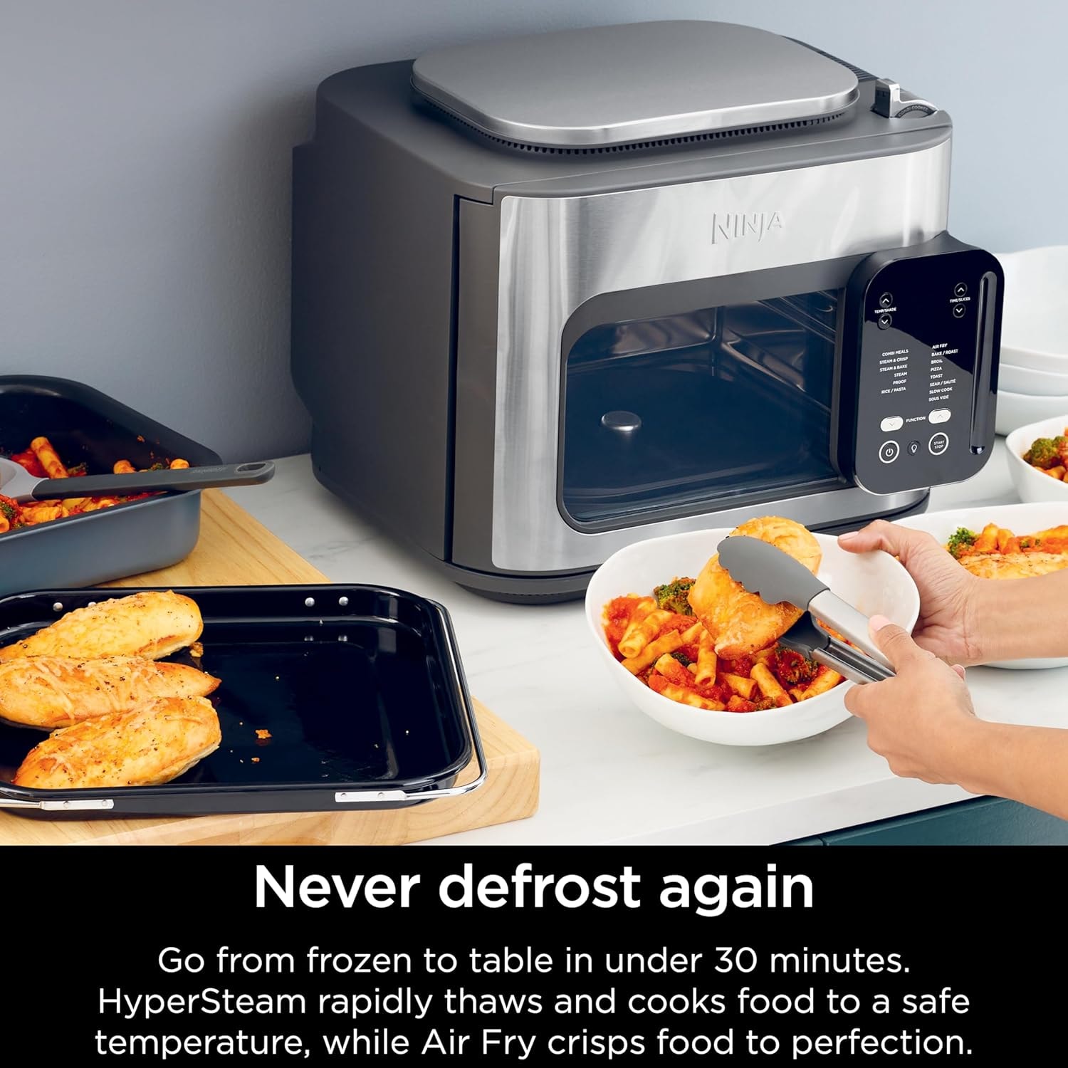 Ninja Combi All-in-One Multicooker, Oven, & Air Fryer – 14600 cubic inches – Grey – Air Fryers