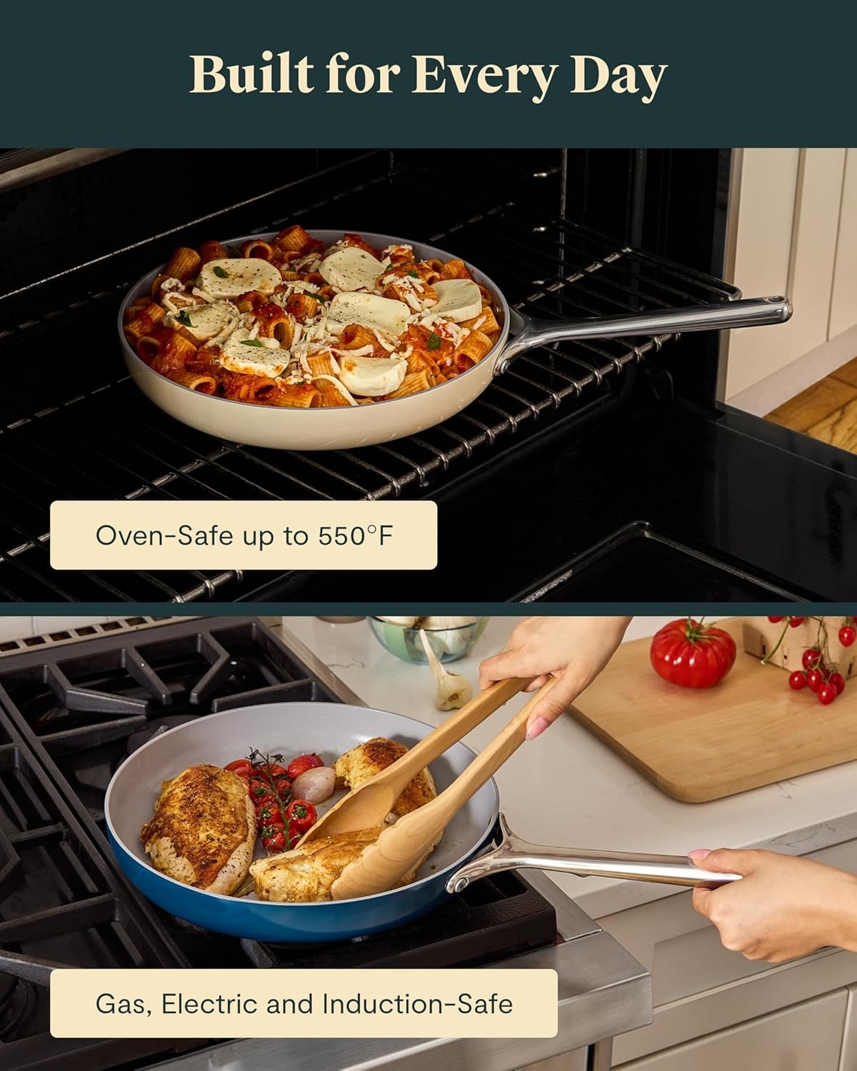 Caraway Nonstick Ceramic Mini Fry Pan (1.05 qt, 8") - Non Toxic, PTFE  – 1.05 quarts – Sage – Skillets