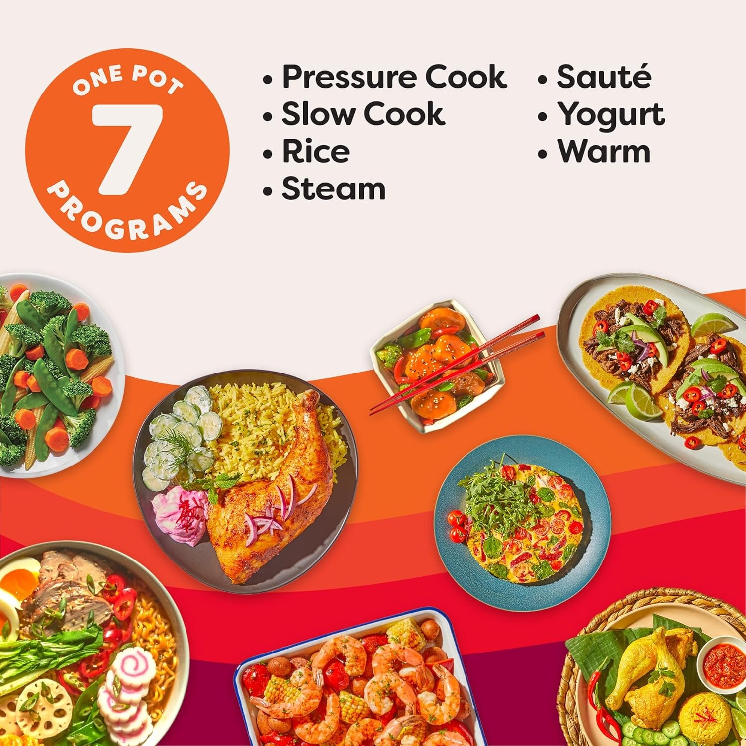 Instant Pot Duo 7-in-1 Electric Pressure Cooker – 5.68 liters – Small Appliances