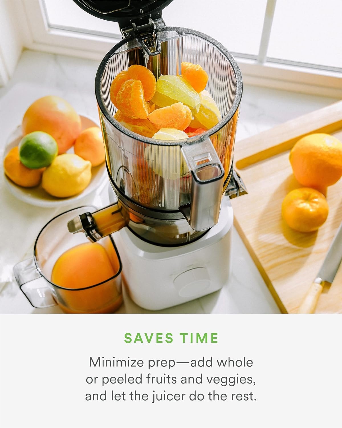 Nama C2 Cold Press Juicer and Blender – White – Masticating Juicers