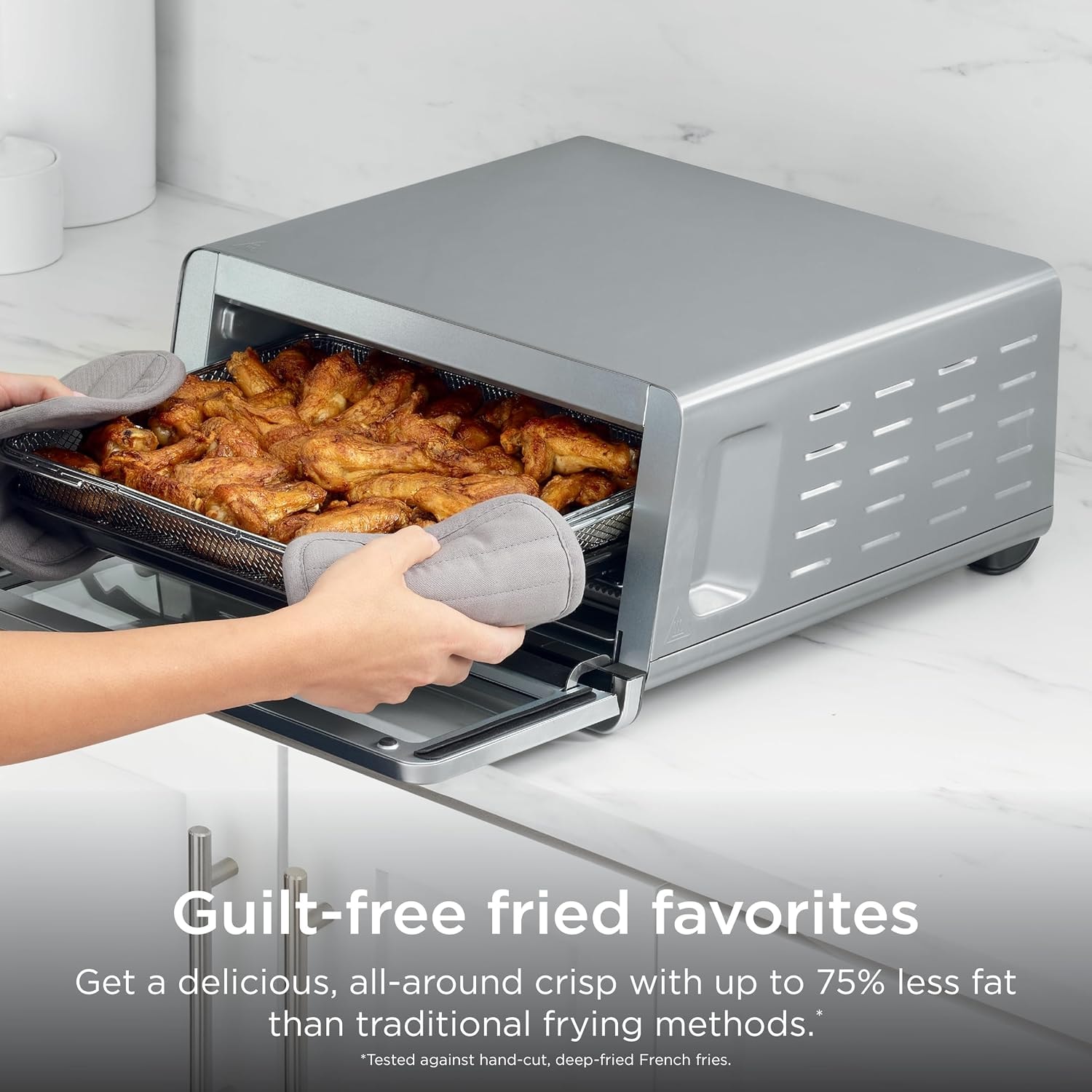 Drew Barrymore Beautiful Infrared Air Fry Toaster Oven – 17.01 cubic inches – Stainless Steel – Toaster Ovens