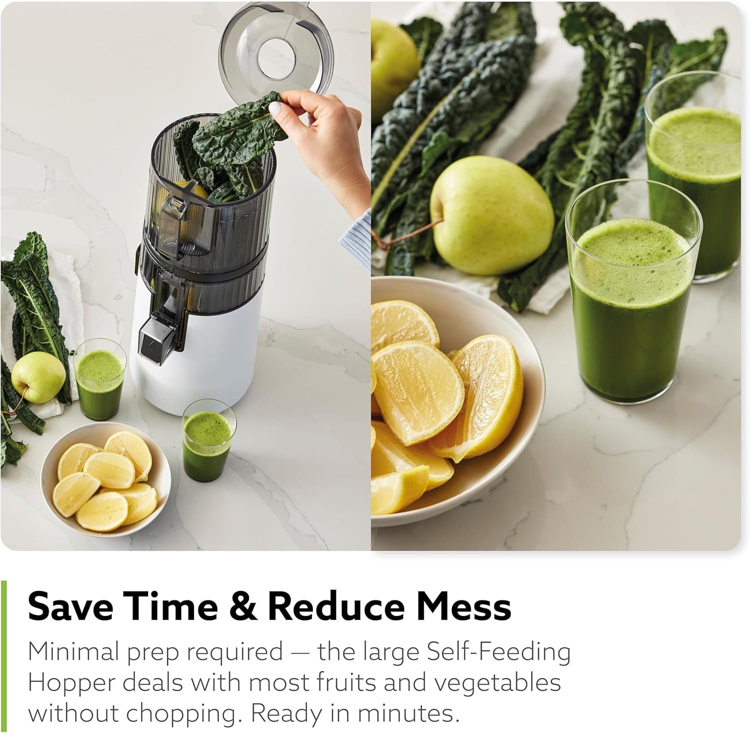 Hurom H70 Cold Press Juicer Machine, Easy To Clean Masticating Slow – Black – Single Auger Masticating Juicers
