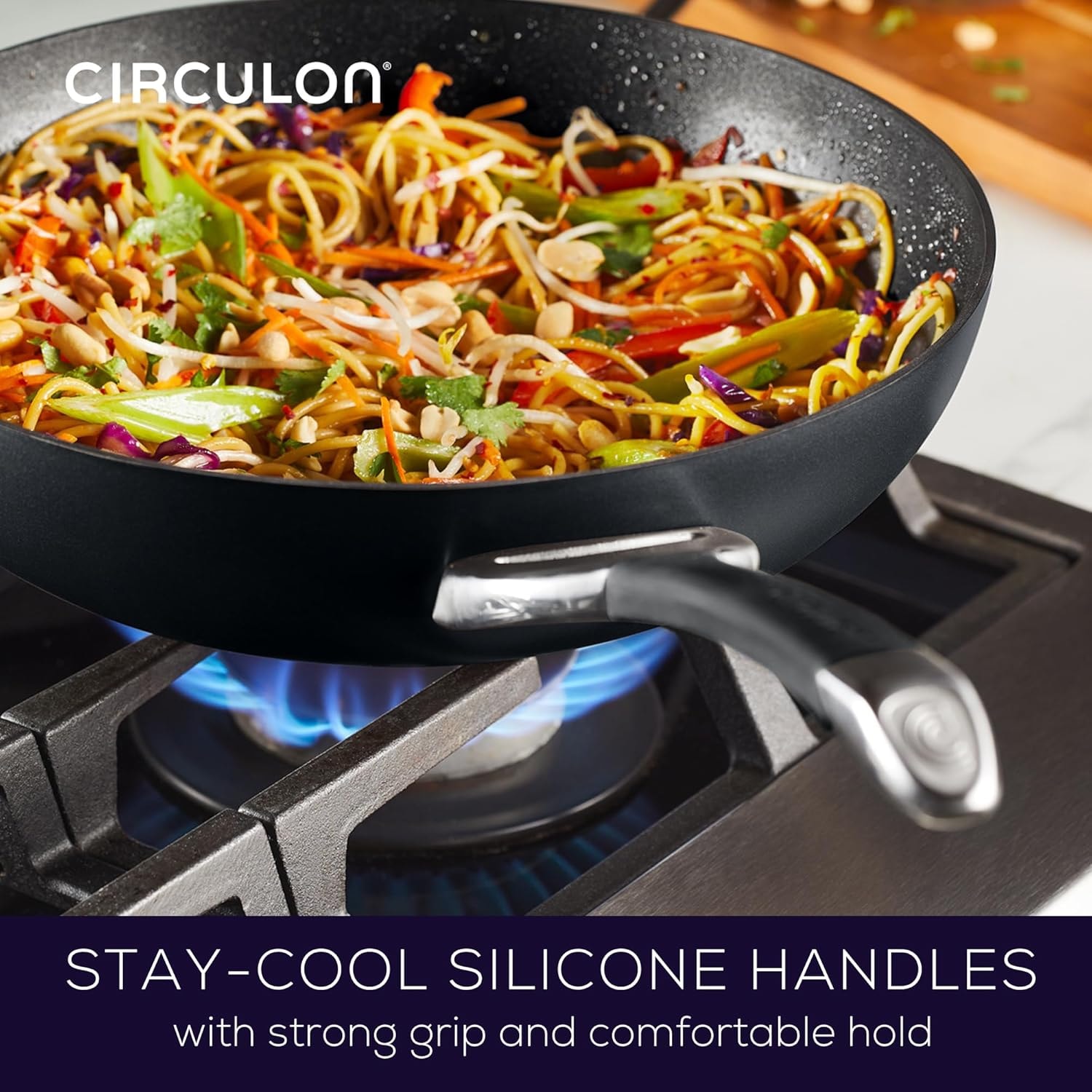 Circulon 11 Piece Symmetry Hard Anodized Cookware Set – Black – Cookware Sets