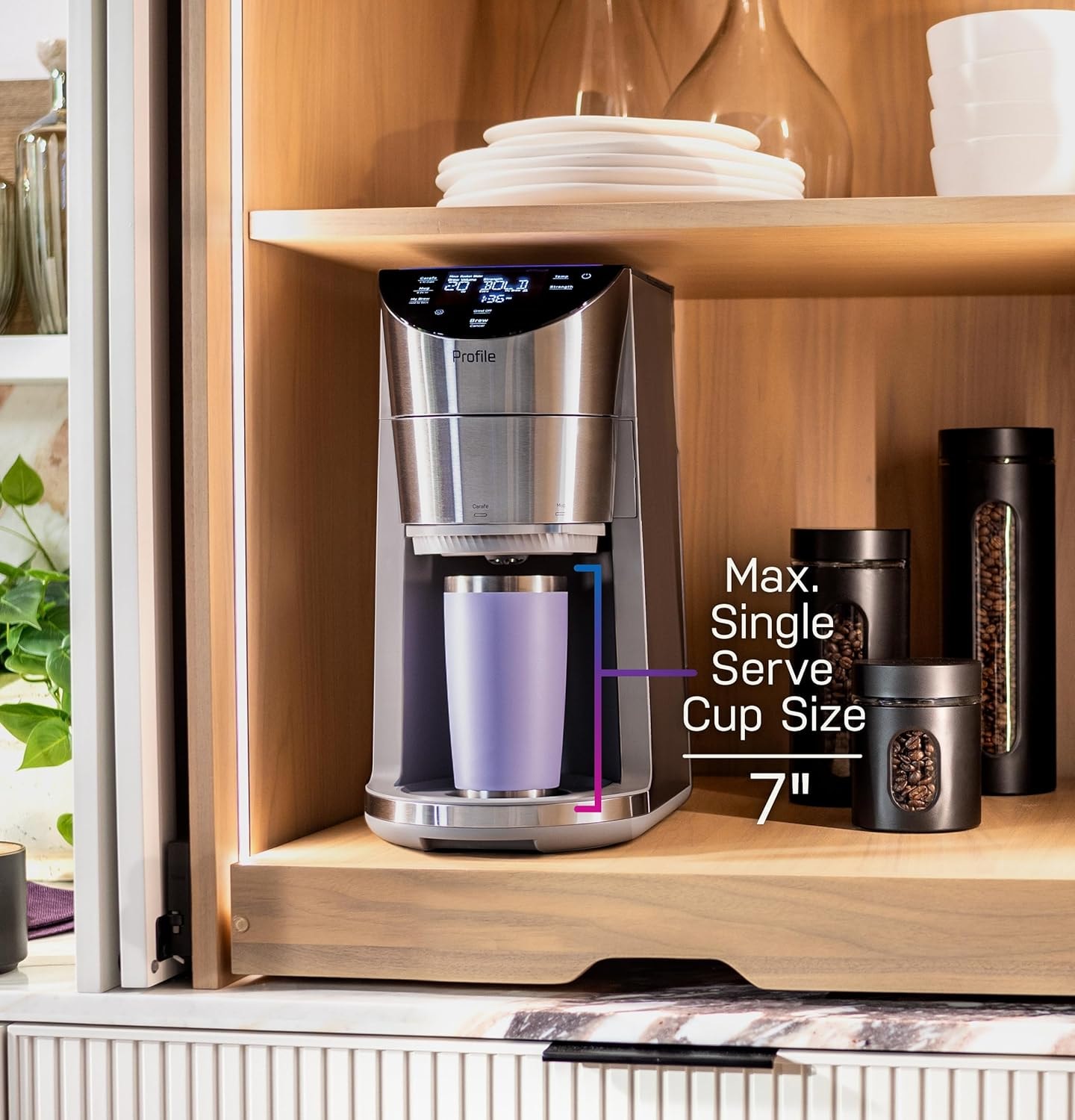 GE Profile Smart Grind and Brew Coffee Maker – Stainless Steel – Coffee Machines
