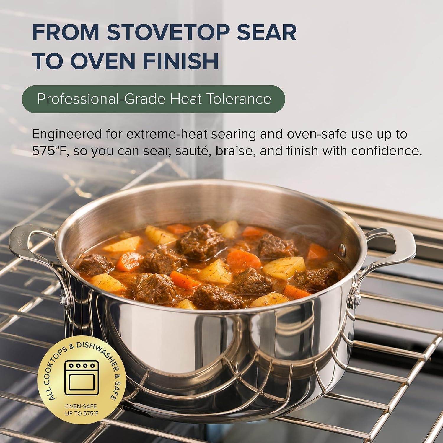 NuWave Pro-Smart 9-Piece Stainless Steel Cookware Set – Cookware Sets