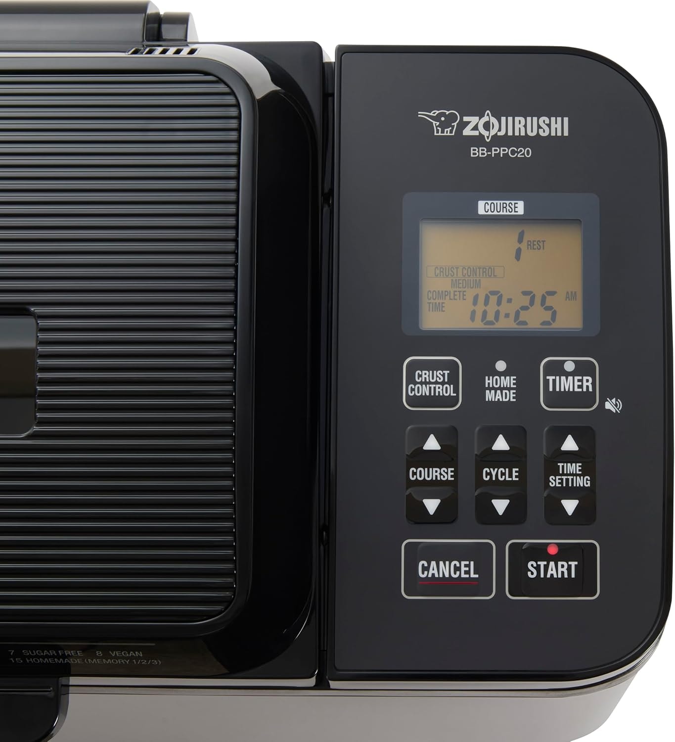 Zojirushi Home Bakery Virtuoso Plus Breadmaker – Black/Stainless – Bread Machines