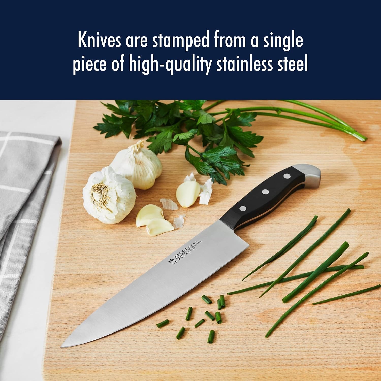 HENCKELS Statement 20-Piece Knife Block Set – Natural – Knife Block Sets