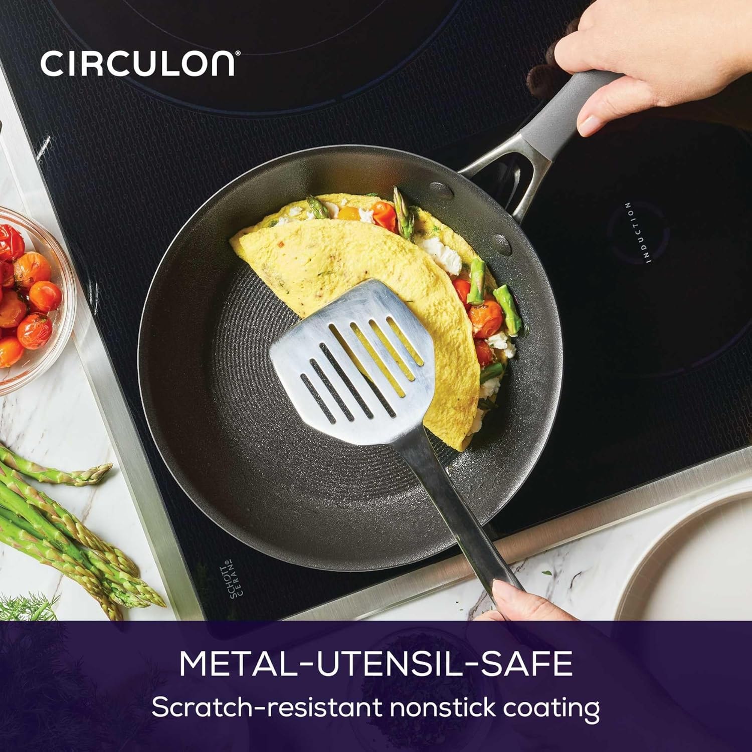 Circulon A1 ScratchDefense Nonstick Cookware Set – Graphite – Cookware Sets