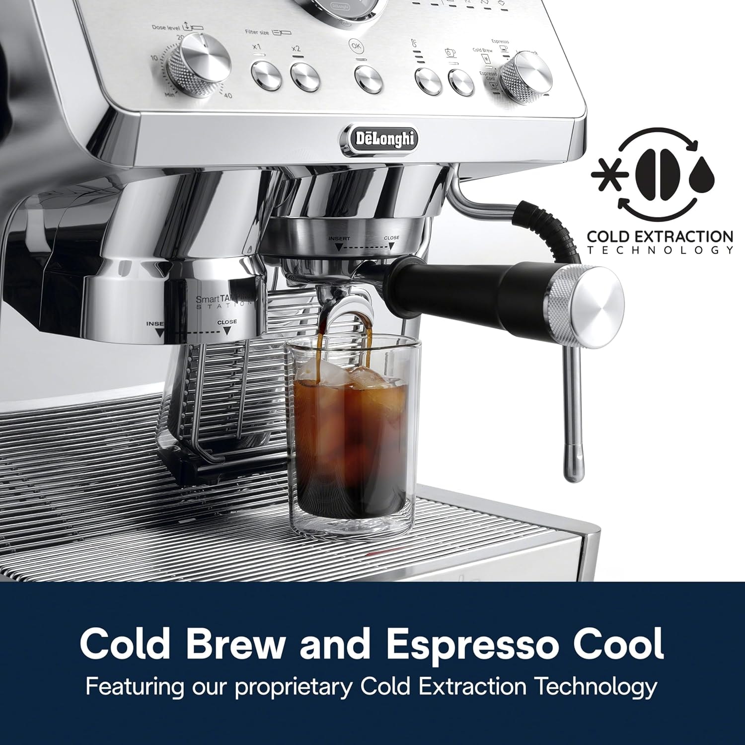 De'Longhi La Specialista Opera Espresso Machine – Stainless Steel – Semi-Automatic Espresso Machines