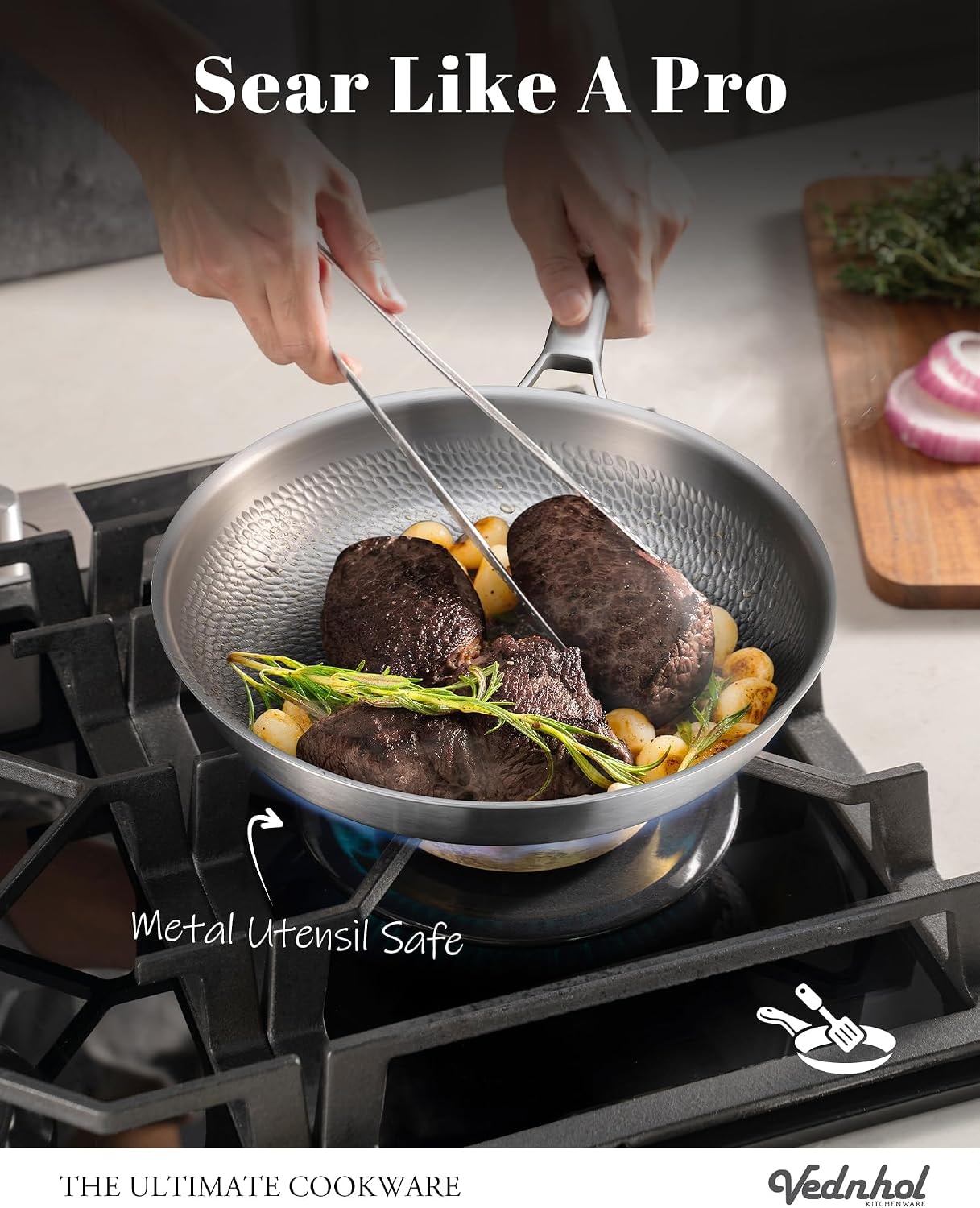 Chef James Titanium Chef Pan Set – 2 quarts – Pots & Pans