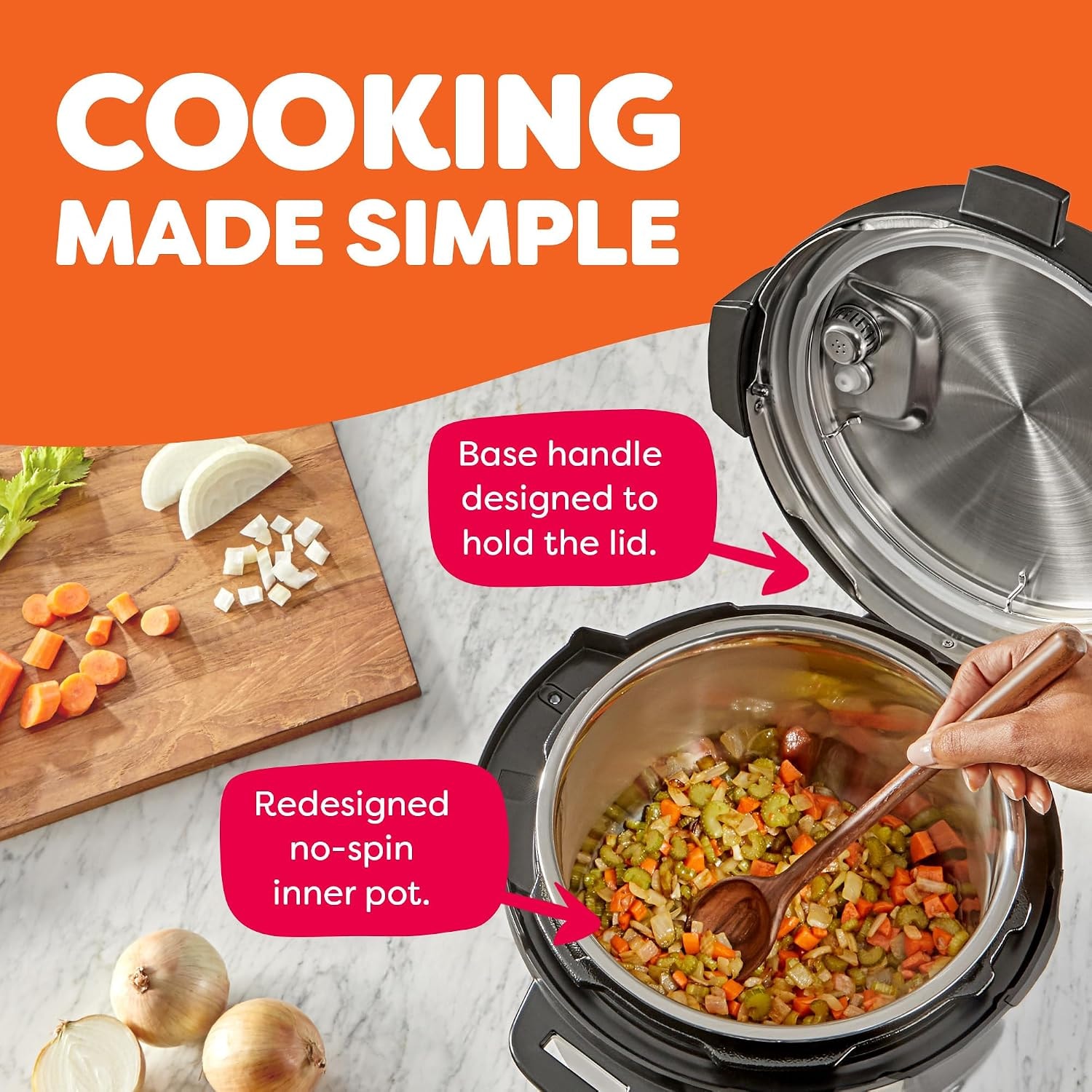 Instant Pot Duo Plus 9-in-1 Multi-Use Pressure Cooker – 6 quarts – Stainless Plus – Electric Pressure Cookers