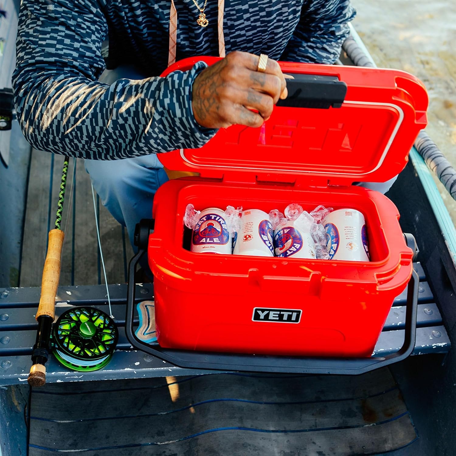 YETI Roadie 8 Hard Cooler – 1886.8 cubic inches – Tan – Coolers