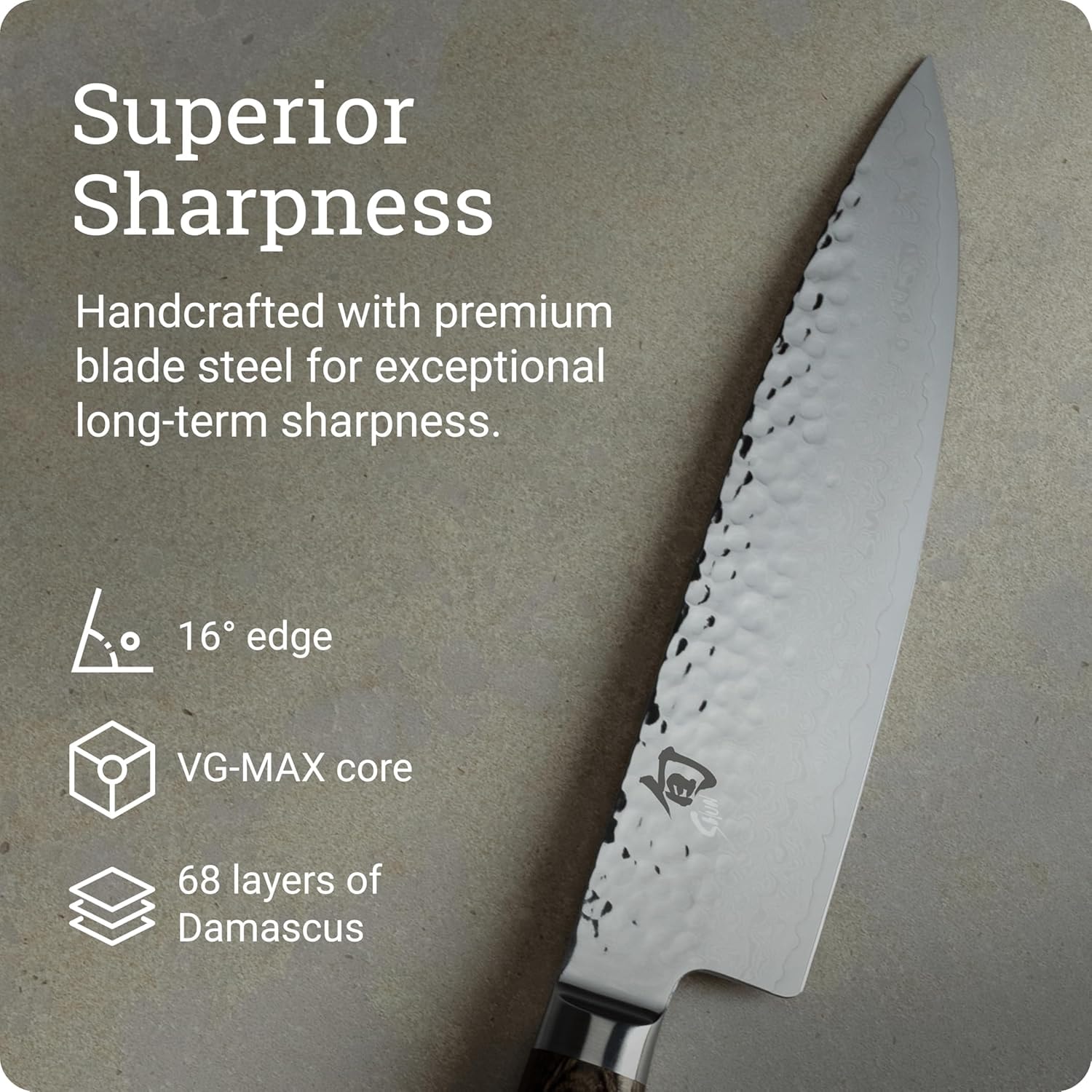Shun Premier Chef's Knife – 8" – Brown – Chef's Knives