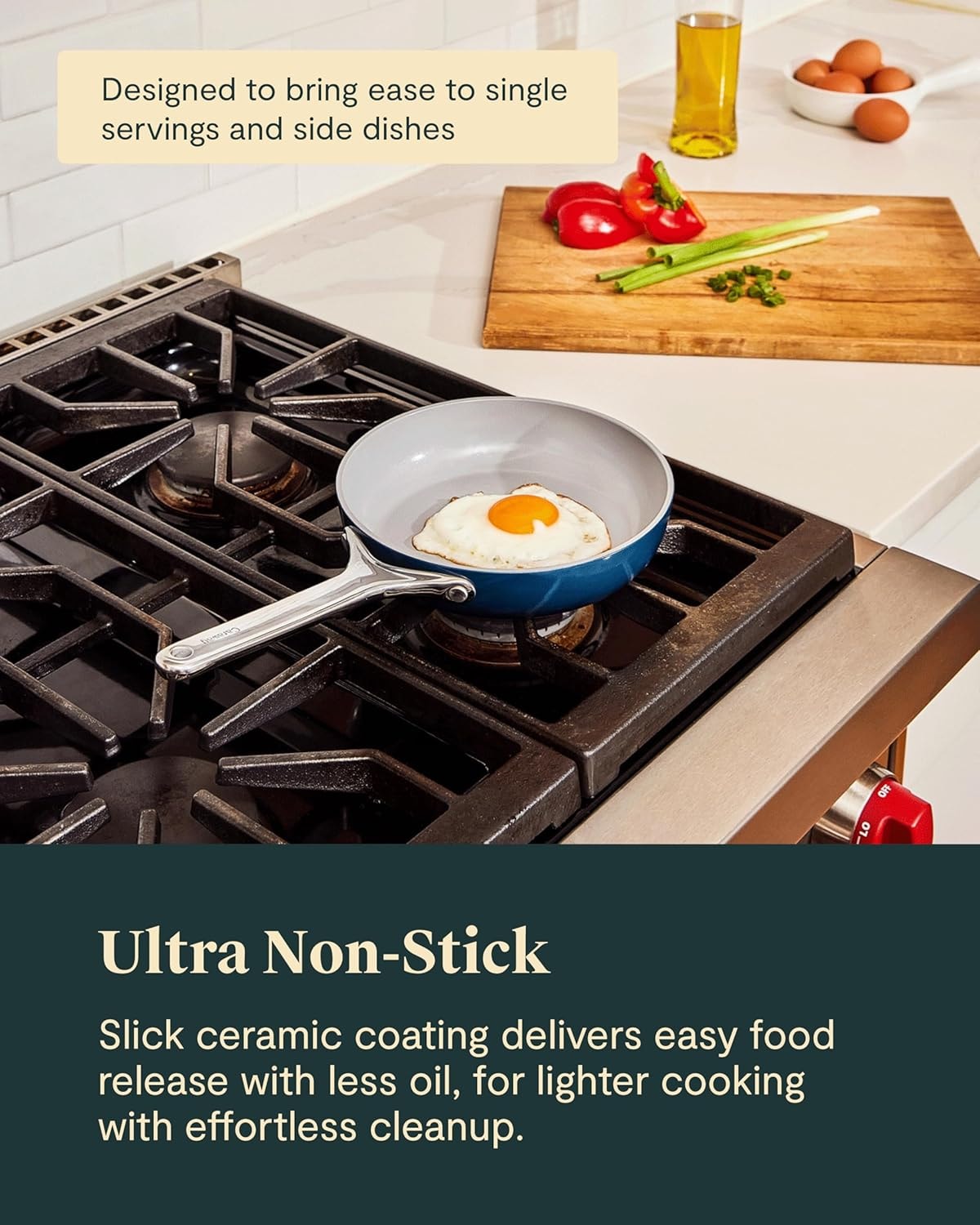Caraway Nonstick Ceramic Mini Fry Pan (1.05 qt, 8") - Non Toxic, PTFE  – 1.05 quarts – Sage – Skillets