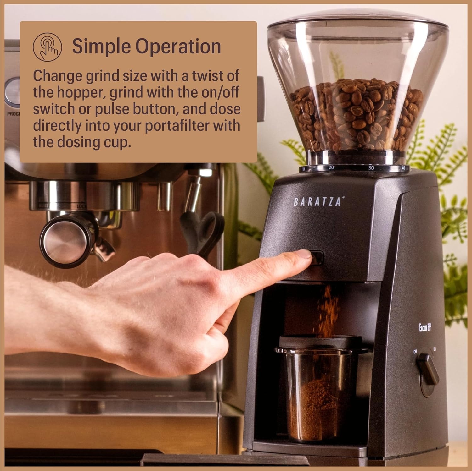 Baratza Encore ESP Grinder – Black – Electric Burr Grinders