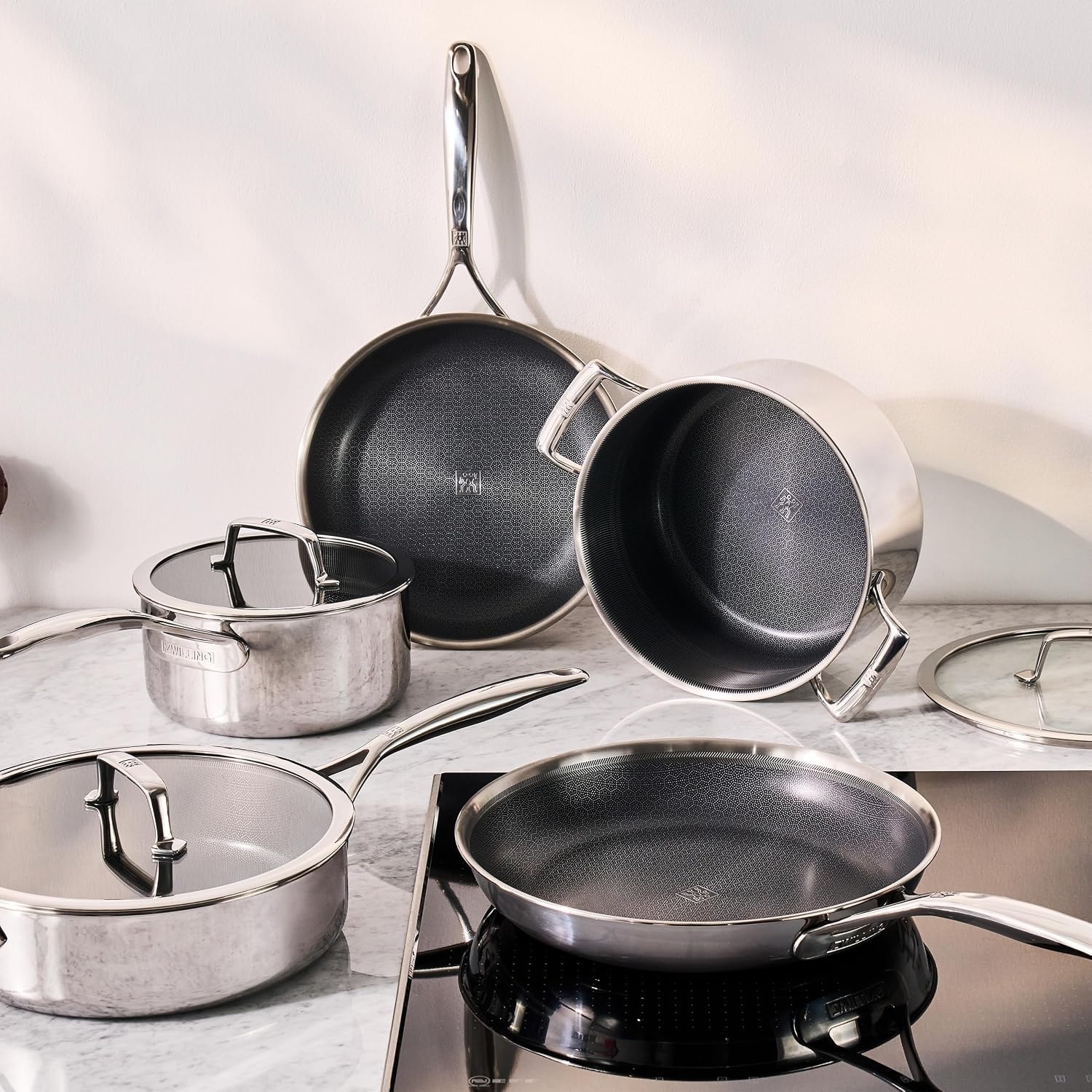 ZWILLING Peak 10-Piece Dual Performance Cookware Set – Stainless Steel – Cookware Sets