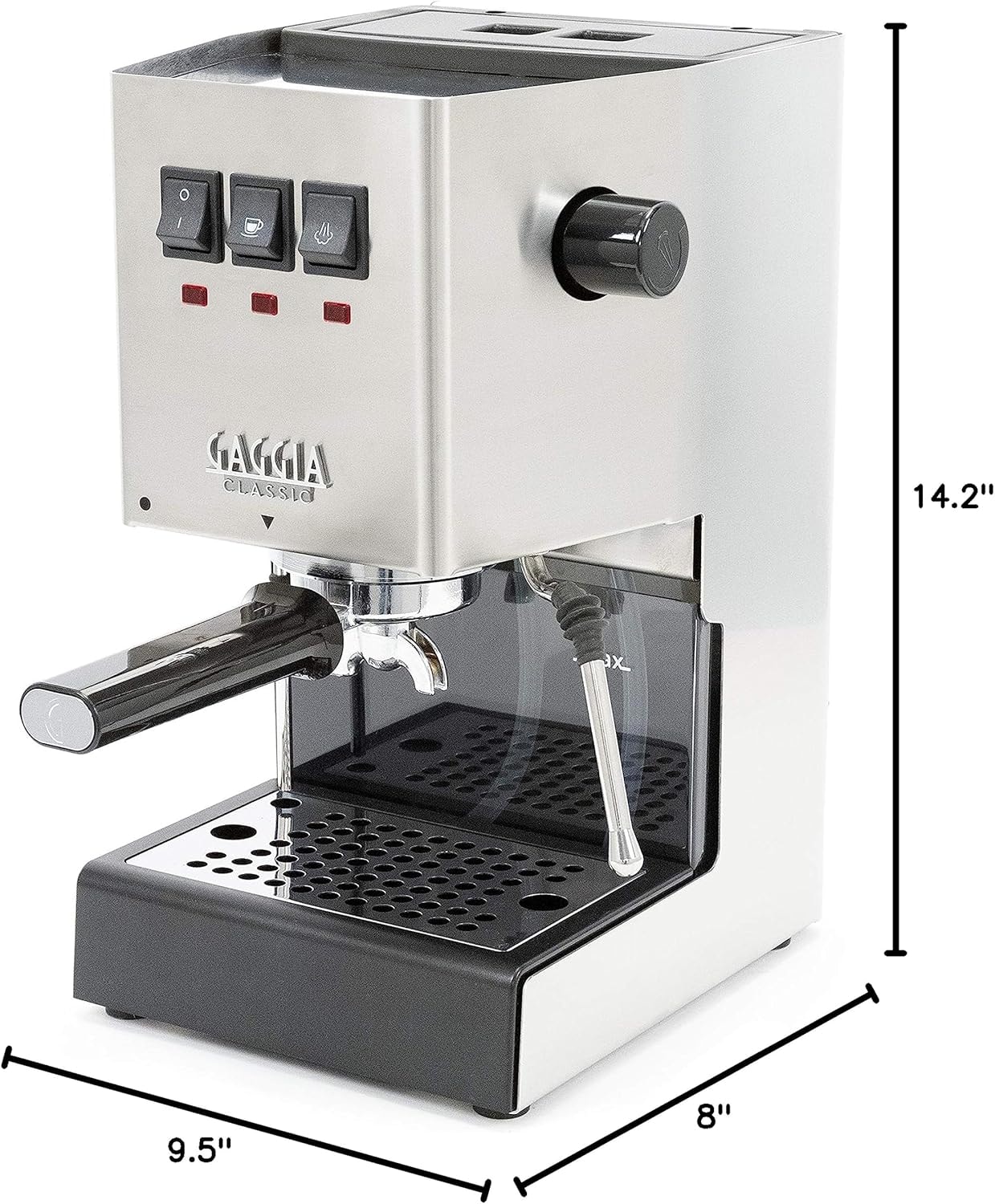 Lelit Anita Espresso Machine – 2.1 liters – Brushed Stainless Steel – Semi-Automatic Espresso Machines