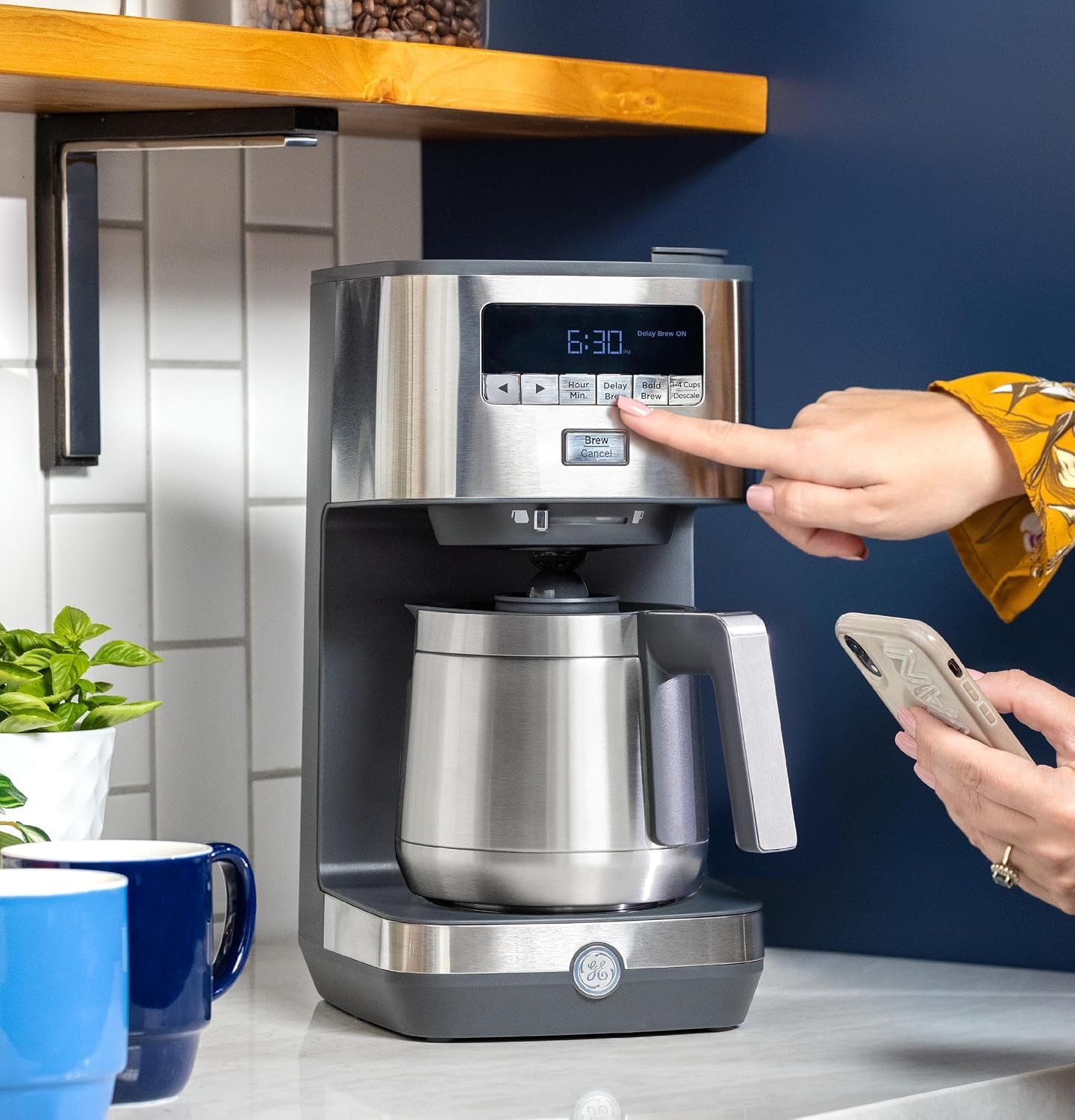 4 Cup Drip Coffee Maker With Timer And Thermal Carafe Stainless Steel  – Coffee Machines