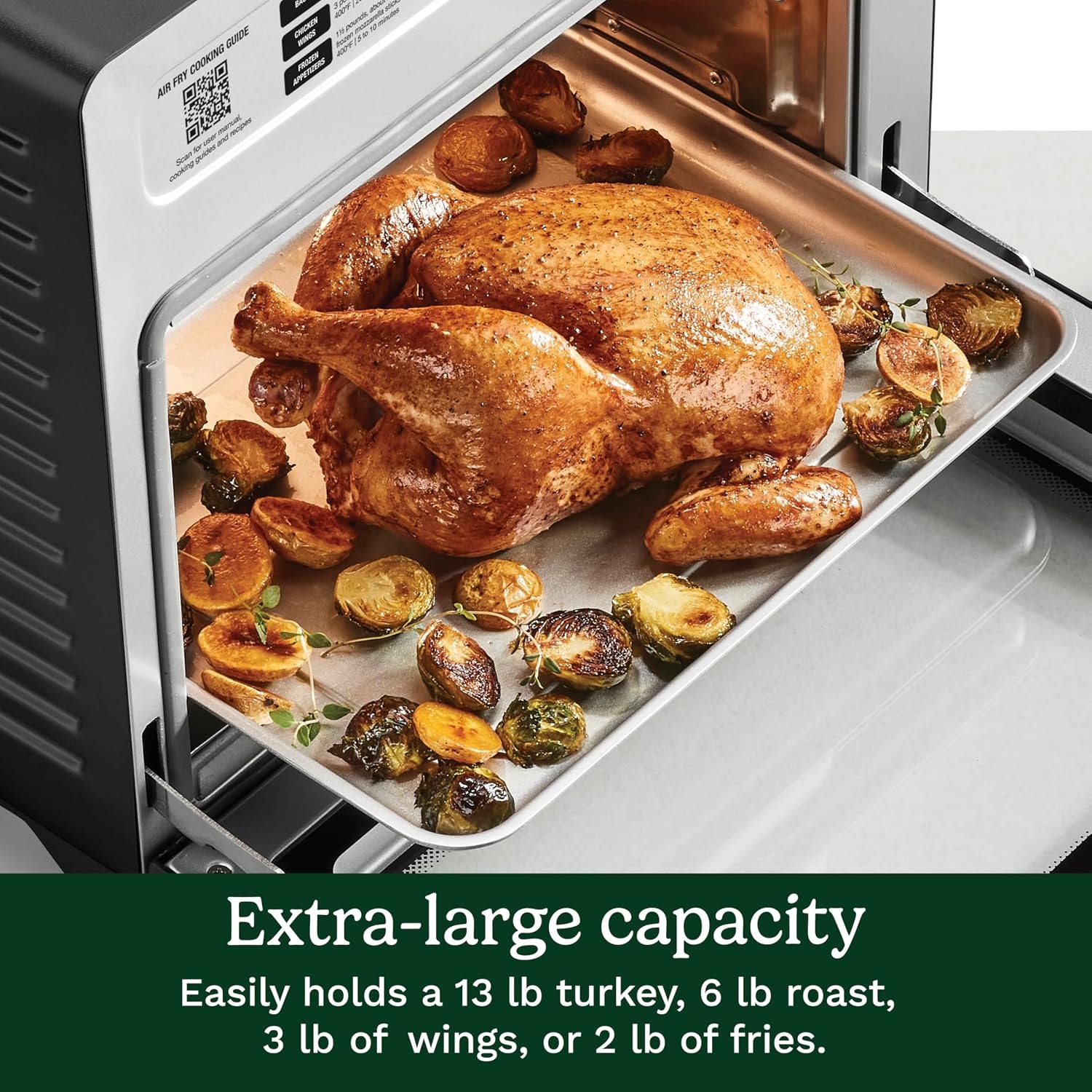 Cuisinart 15-in-1 Extra Large Digital Air Fryer Oven – 0.9 cubic feet – Black & Stainless Steel – Air Fryers