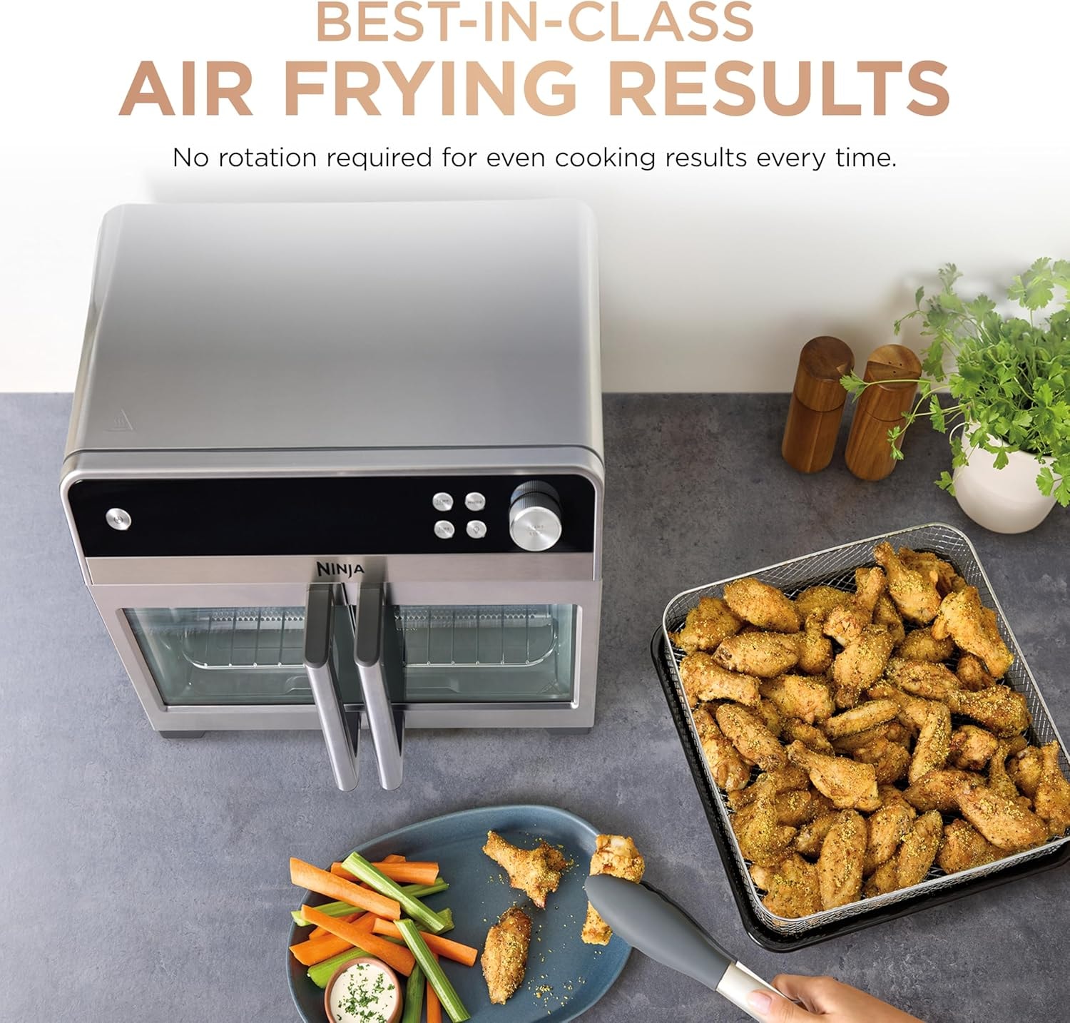 Wards Chef Tested Air Fry French Door Oven – 5 quarts – Silver – Air Fryers