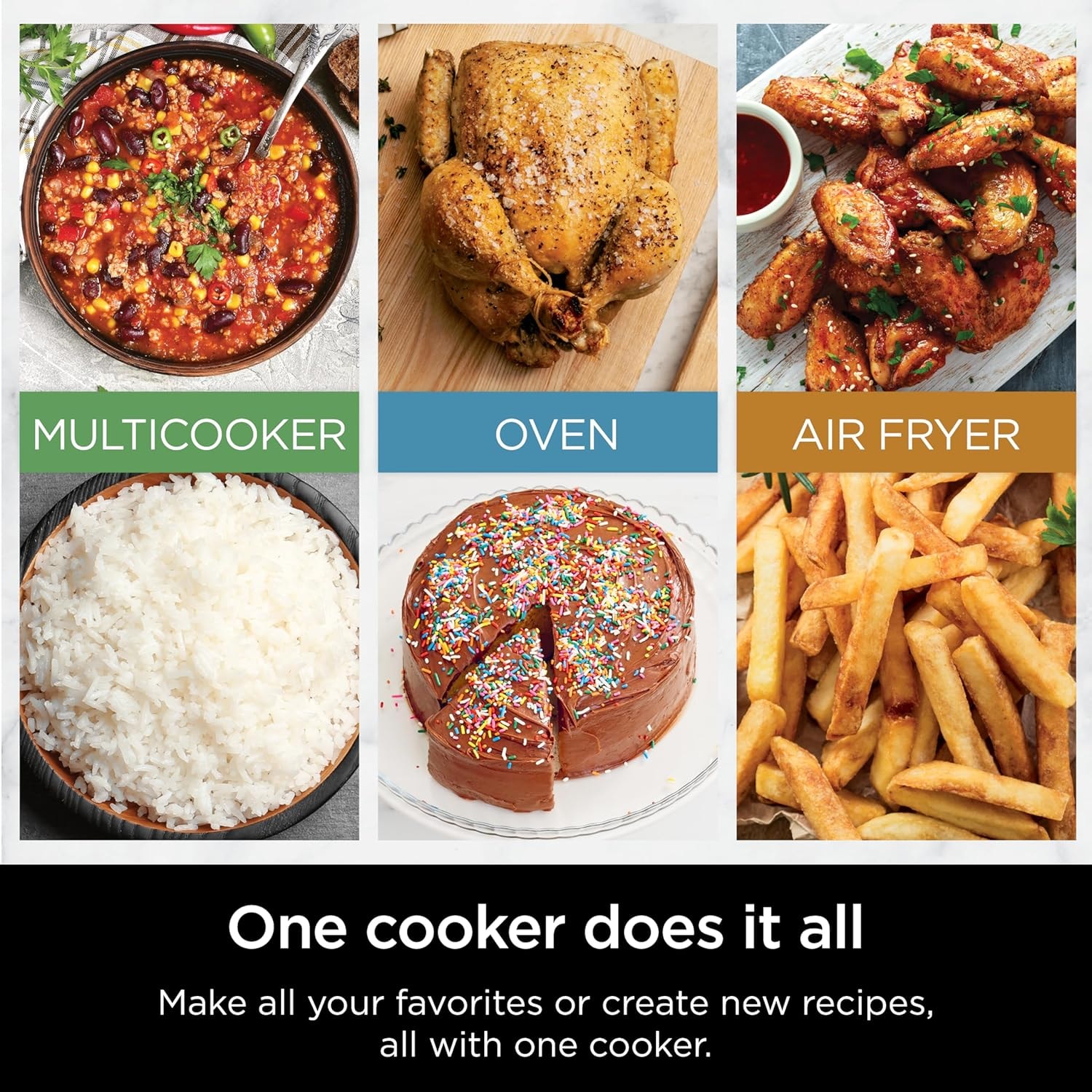 Ninja Combi All-in-One Multicooker, Oven, & Air Fryer – 14600 cubic inches – Grey – Air Fryers
