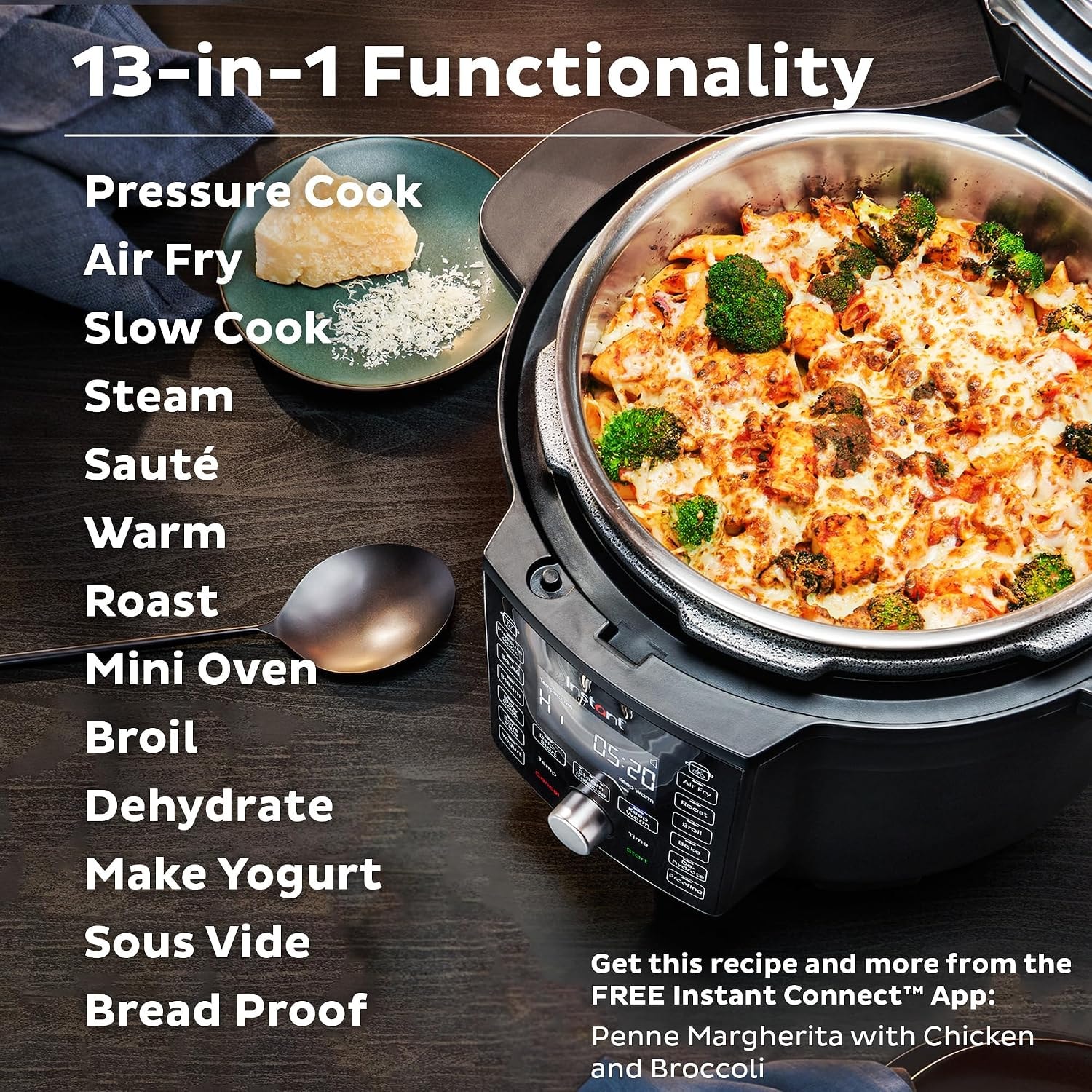 Instant Pot Duo Crisp Ultimate Air Fryer – 6.5 liters – Black – Electric Pressure Cookers