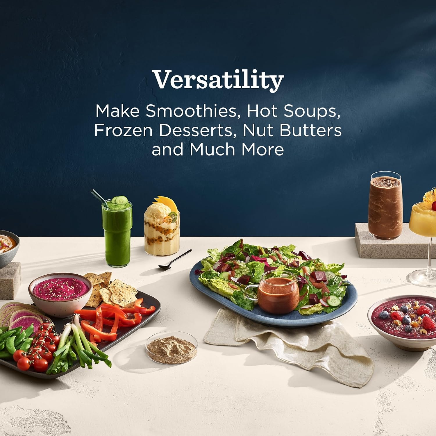 Vitamix Ascent X5 Deluxe Bundle, Brushed Stainless, Silver – Countertop Blenders