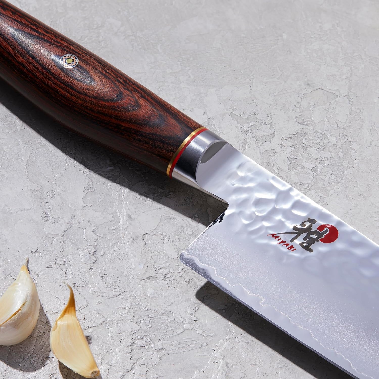 Miyabi Artisan 7" Rocking Santoku Knife – Stainless Steel – Santoku Knives